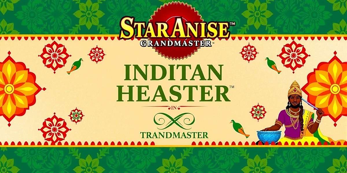 Star Anise Grandmaster game cover featuring Indian cultural elements with traditional patterns and characters in vibrant colors