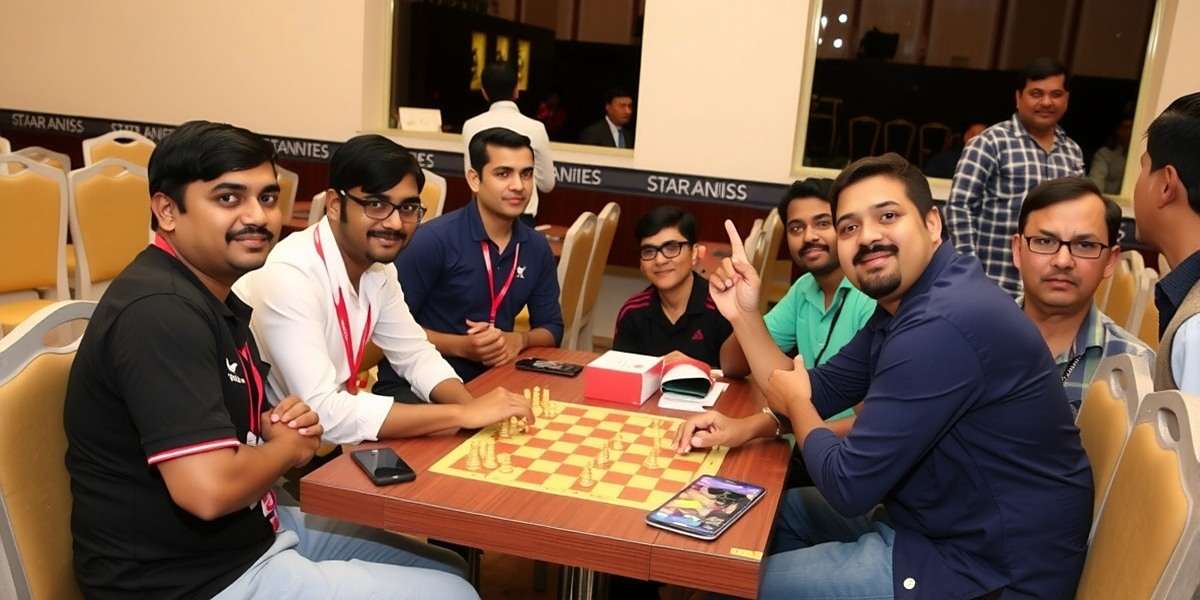 Star Anise Grandmaster players gathered at a community event in Mumbai, showing their enthusiasm for the game